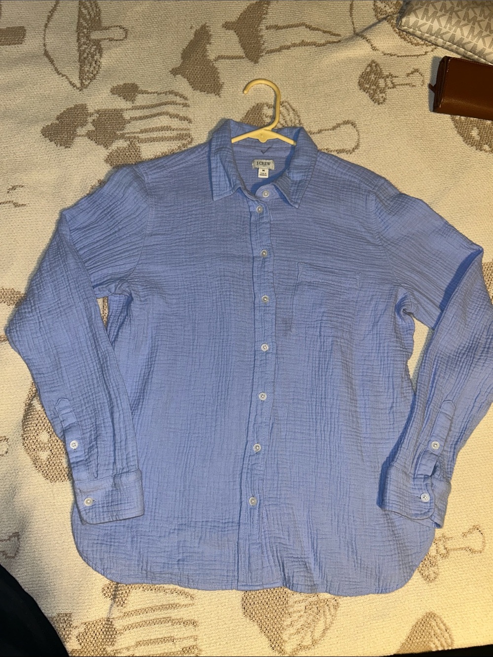 J. Crew Light Blue Button-Down Cotton shirt
